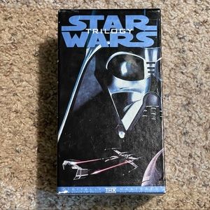 Star Wars Trilogy VHS 1995 3-Tape Set #0609 Original Box Movie Set THX